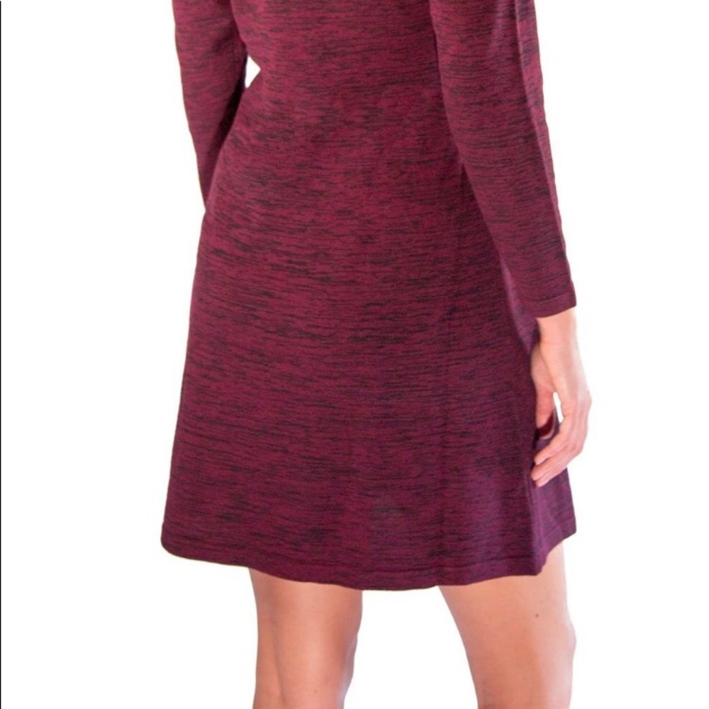 Nina Leonard Cowl Neck Pocket Sweater Dress - Picture 3 of 7